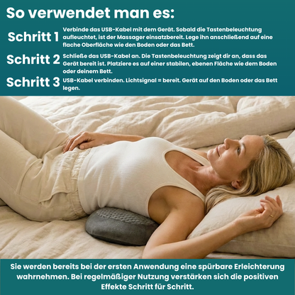 RelaxaPulse™ 3-in-1 Rückenmassagegerät