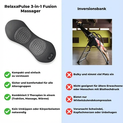RelaxaPulse™ 3-in-1 Rückenmassagegerät